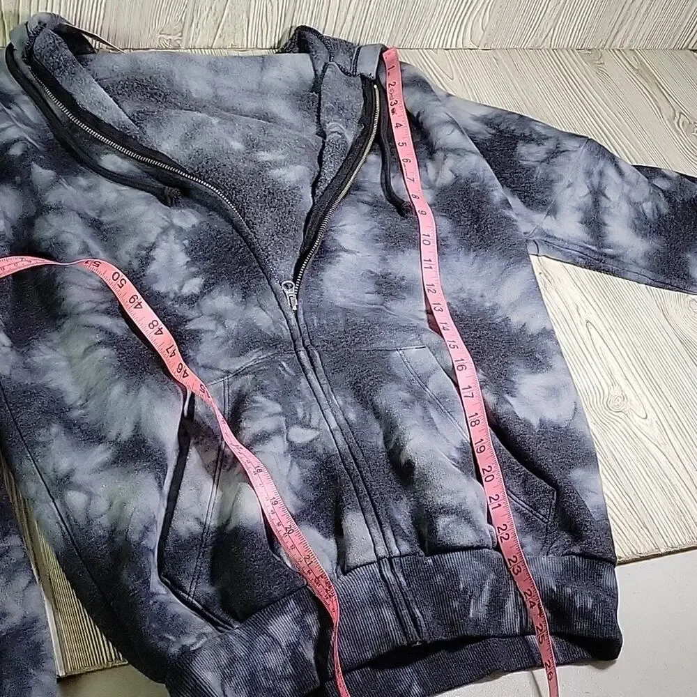Wild Fable Long Full-Zip Tie Dye Hoodie Womens Size XS NWT - Picture 7 of 8